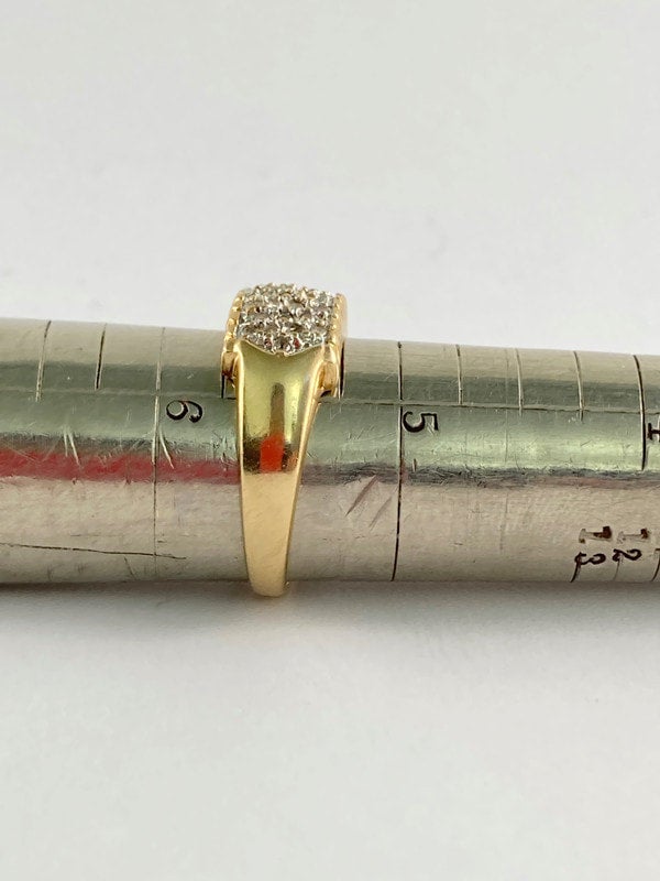 rings bespoke antique vintage handmade new gold silver diamond Gold 10K Multi Diamond Ring Lustre and Tarnish jewellery vinyl records