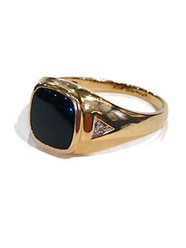 Onyx pinky ring online