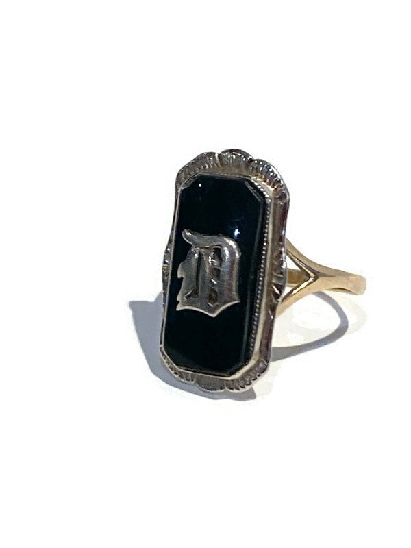 10k black onyx ring sale